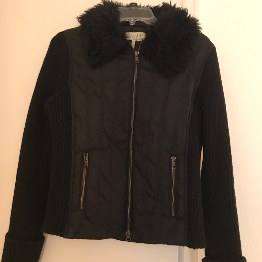 Black Sweater Jacket